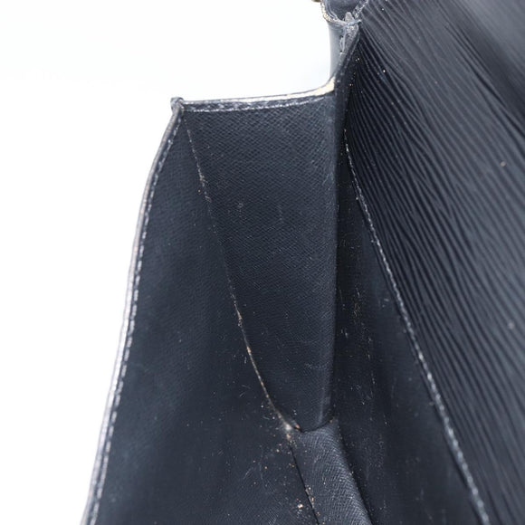 LOUIS VUITTON Epi Biface Clutch Bag Black M52322 LV Auth bs32271
