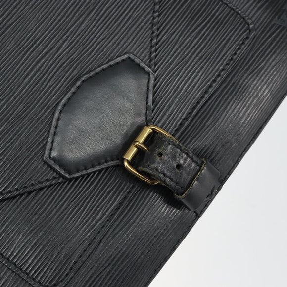 LOUIS VUITTON Epi Biface Clutch Bag Black M52322 LV Auth bs32271