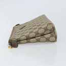 GUCCI GG Supreme Clutch Bag PVC Beige Gold 014 115 6088 Auth bs32272-5