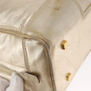 LOEWE Anagram Americana 28 Hand Bag Leather Gold Tone Auth bs32274-15