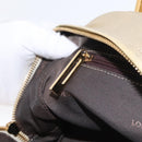 LOEWE Anagram Americana 28 Hand Bag Leather Gold Tone Auth bs32274-22