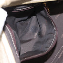 LOEWE Anagram Americana 28 Hand Bag Leather Gold Tone Auth bs32274-23