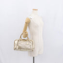 LOEWE Anagram Americana 28 Hand Bag Leather Gold Tone Auth bs32274-24