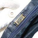 LOEWE Anagram Shoulder Bag Leather White Gold Auth bs32275-10