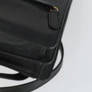 GUCCI Backpack Leather Black Gold Auth bs32276-15