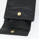GUCCI Backpack Leather Black Gold Auth bs32276-9