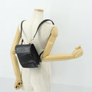GUCCI Backpack Leather Black Gold Auth bs32276-21
