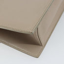 GUCCI Clutch Bag Leather Outlet Beige Gold Auth bs32278-11