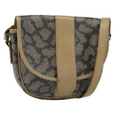 SAINT LAURENT Shoulder Bag Leather Brown Auth bs32279-1