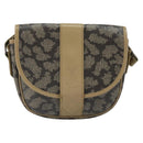 SAINT LAURENT Shoulder Bag Leather Brown Auth bs32279-2