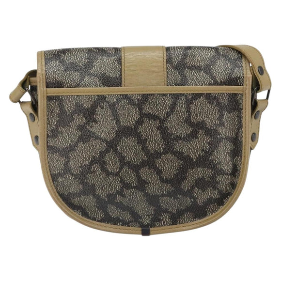 SAINT LAURENT Shoulder Bag Leather Brown Auth bs32279