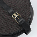 SAINT LAURENT Shoulder Bag Canvas Leather Gray Auth bs32280-14