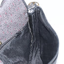 SAINT LAURENT Shoulder Bag Canvas Leather Gray Auth bs32280-18