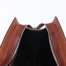 Salvatore Ferragamo Clutch Bag Leather Brown Auth bs32282-17