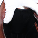 Salvatore Ferragamo Clutch Bag Leather Brown Auth bs32282-18