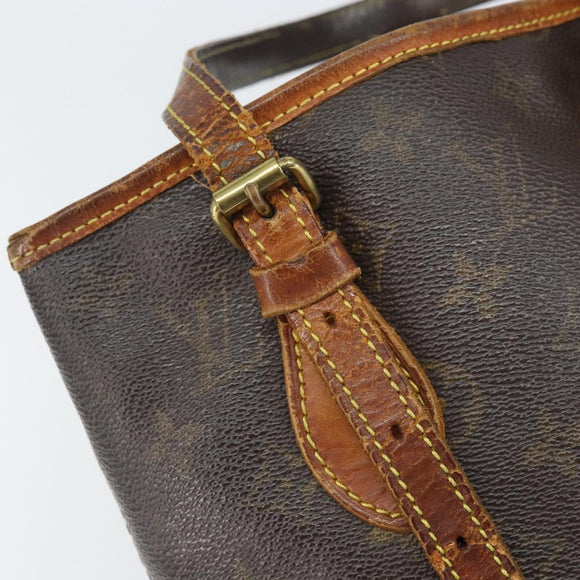 LOUIS VUITTON Monogram Bucket PM Shoulder Bag M42238 LV Auth bs32287
