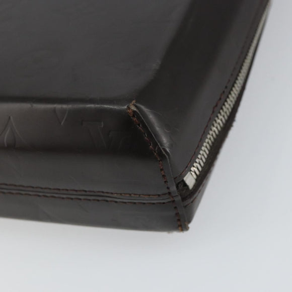 LOUIS VUITTON Monogram Grasse Erwin Hand Bag Brown M46580 LV Auth bs32289