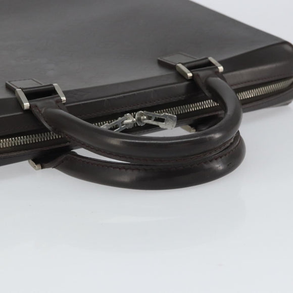 LOUIS VUITTON Monogram Grasse Erwin Hand Bag Brown M46580 LV Auth bs32289