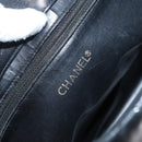 CHANEL Matelasse Chain Shoulder Bag Lamb Skin Black Gold CC Auth bs32292-14