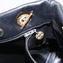 CHANEL Matelasse Chain Shoulder Bag Lamb Skin Black Gold CC Auth bs32292-18