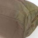 PRADA Chain Shoulder Bag Nylon Khaki Gold Auth bs32294-8