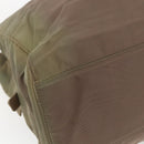 PRADA Chain Shoulder Bag Nylon Khaki Gold Auth bs32294-15