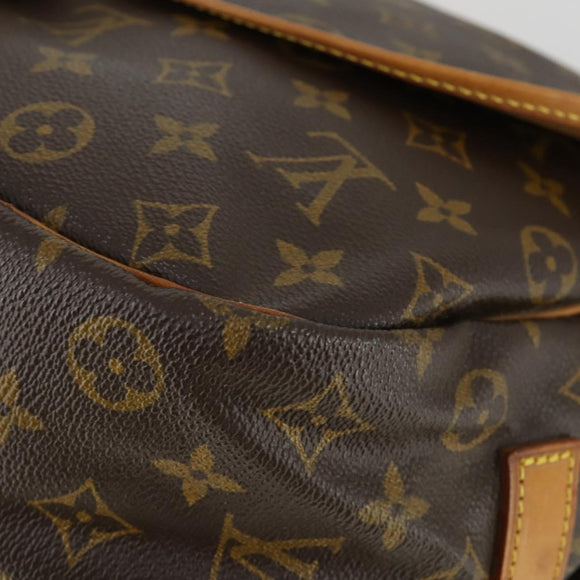 LOUIS VUITTON Monogram Saumur 35 Umhängetasche M42254 LV Auth bs32301