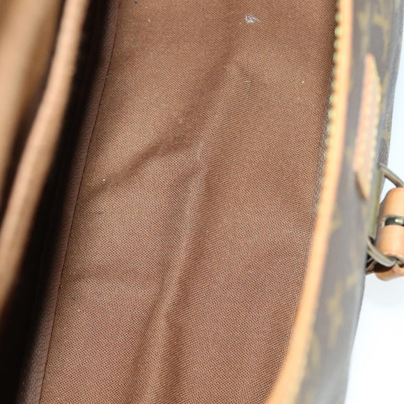 LOUIS VUITTON Monogram Saumur 35 Umhängetasche M42254 LV Auth bs32301