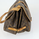 LOUIS VUITTON Monogram Saumur 35 Umhängetasche M42254 LV Auth bs32301-3