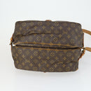 LOUIS VUITTON Monogram Saumur 35 Umhängetasche M42254 LV Auth bs32301-5