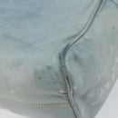 LOEWE Anagram Shoulder Bag Leather Light Blue Gold Auth bs32302-15