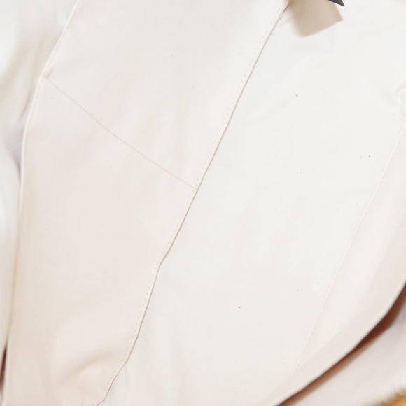 HERMES Jimetu Jumping Pouch Canvas Gray Auth bs32304