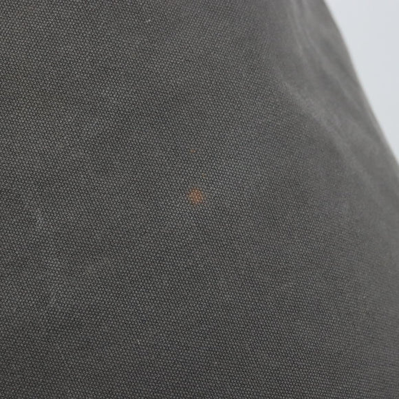 HERMES Porochon Mimil GM Shoulder Bag Canvas Gray Auth bs32306