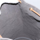 HERMES Porochon Mimil GM Shoulder Bag Canvas Gray Auth bs32306-19