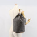 HERMES Porochon Mimil GM Shoulder Bag Canvas Gray Auth bs32306-20