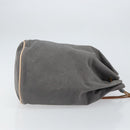 HERMES Porochon Mimil GM Shoulder Bag Canvas Gray Auth bs32306-3