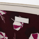 GUCCI Clutch Bag Canvas Gold Bordeaux Auth bs32310-17
