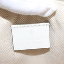 GUCCI Clutch Bag Canvas Gold Bordeaux Auth bs32310-18