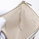 GUCCI Clutch Bag Canvas Gold Bordeaux Auth bs32310-19