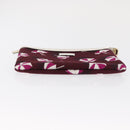 GUCCI Clutch Bag Canvas Gold Bordeaux Auth bs32310-6