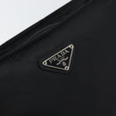 PRADA Shoulder Bag Nylon Black Silver Auth bs32312-17