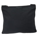 PRADA Shoulder Bag Nylon Black Silver Auth bs32312-2
