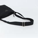 PRADA Shoulder Bag Nylon Black Silver Auth bs32312-7