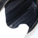 CHANEL Pouch Patent leather Black Gold CC Auth bs32314-15