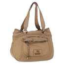 BURBERRY Blue Label Tote Bag Leather Beige Auth bs32315-1