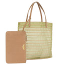 Christian Dior Hand Bag Nylon Green Auth bs32316-1