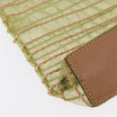 Christian Dior Hand Bag Nylon Green Auth bs32316-15