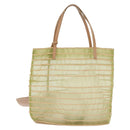 Christian Dior Hand Bag Nylon Green Auth bs32316-13