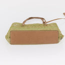 Christian Dior Hand Bag Nylon Green Auth bs32316-5
