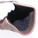 HERMES Joo Do H Gloves Leather Brown Auth bs32329-7